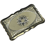 Load image into Gallery viewer, Vintage Engraved Silver-Tone Belt Buckle with Starburst Design | Western Classic
