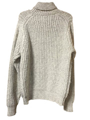 Load image into Gallery viewer, Alan Paine All Wool Chunky Ribbed Turtleneck Sweater Made in Hong Kong Size 44