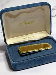 Load image into Gallery viewer, Vintage Anson Gold Tone Money Clip Original Box Made in USA 2" Men's Accessory
