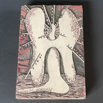 Load image into Gallery viewer, Vintage Signed Hand Carved Wood Printing Block Tooth Anatomy Art
