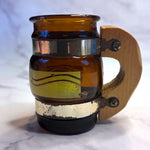 Load image into Gallery viewer, Vintage Opryland USA Nashville Amber Glass Mini Mug Toothpick Holder Souvenir

