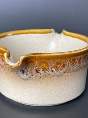Load image into Gallery viewer, Vintage Mikasa Japan Stoneware Serving Bowl Brown Drip Glaze 1970s