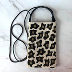 Load image into Gallery viewer, Bamboo Trading Company Beaded Leopard Print Crossbody Club Bag Purse
