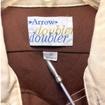 Load image into Gallery viewer, 1960s Vintage Arrow “Doubler Doubler” Brown Button-Up Shirt
