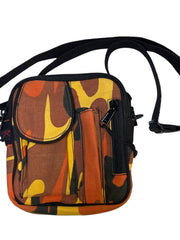 Load image into Gallery viewer, Vintage Rothco Savage Orange Camo Excursion Organizer Crossbody Belt Bag Y2K