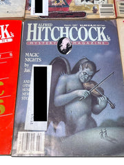 Load image into Gallery viewer, Lot of 6 Alfred Hitchcock's Mystery Magazine 1978-1987 Vintage Digest Set