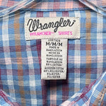 Load image into Gallery viewer, Wrangler Womens Pearl Snap Western Plaid Shirt Medium Long Sleeve - Lisa Lassi
