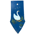 Load image into Gallery viewer, Hand Painted Cultivator Plow Point Goose Folk Art Wall Hanging Farm Decor
