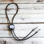 Load image into Gallery viewer, Black Flag Bolo Tie
