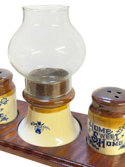Load image into Gallery viewer, Vintage 1986 Emson Home Sweet Home Salt Pepper Lantern Set NIB
