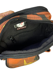 Load image into Gallery viewer, Vintage Rothco Savage Orange Camo Excursion Organizer Crossbody Belt Bag Y2K
