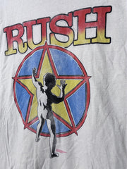 Load image into Gallery viewer, SOLD - Rush Starman Logo Tee – White Band T-Shirt – Approx Size Men’s Large