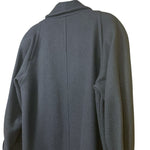 Load image into Gallery viewer, Karizma East Ltd Black Wool Long Coat Double Breasted | Made in USA Size 6 Small
