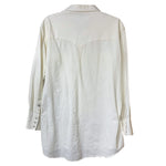 Load image into Gallery viewer, ELY Cattleman Western Shirt Mens XL White Pearl Snap Distressed Workwear 17.5/33
