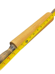 Load image into Gallery viewer, Vintage Solid Wood Rolling Pin Distressed Handles Primitive Farmhouse 18.5"