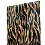 Load image into Gallery viewer, Tiger Print Scarf | Faux Fur Feel | Brown &amp; Black Animal Print | 54” x 9.25”
