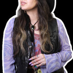 Load image into Gallery viewer, Black and Gold Bolo Tie
