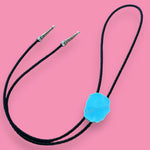 Load image into Gallery viewer, Turqoise Stone Bolo Tie

