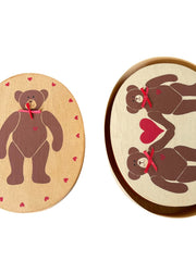 Load image into Gallery viewer, Vintage 10pc Wooden Teddy Bear Nesting Boxes Hand Painted Taiwan