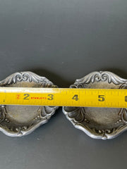 Load image into Gallery viewer, 1996 Carson Pewter Trinket Ring Tray Set of 2 Metal Dishes