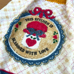 Load image into Gallery viewer, Vintage Crochet Hanging Kitchen Towel This Kitchen Is Seasoned With Love Retro
