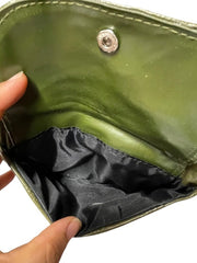 Load image into Gallery viewer, Olive Green English Leather Coin Purse – New