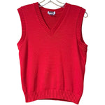 Load image into Gallery viewer, Vintage Red Knit Sweater Vest | Unisex Women’s Small Men’s XS | Made in USA
