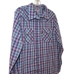 Load image into Gallery viewer, Wrangler Womens Pearl Snap Western Plaid Shirt Medium Long Sleeve - Lisa Lassi
