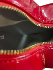 Load image into Gallery viewer, SOLD - Red Patent Leather Heart-Shaped Crossbody Purse - Lisa Lassi