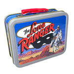 Load image into Gallery viewer, 2001 Cheerios Lone Ranger Mini Lunchbox Tin 60th Anniversary Promo
