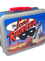 Load image into Gallery viewer, 2001 Cheerios Lone Ranger Mini Lunchbox Tin 60th Anniversary Promo