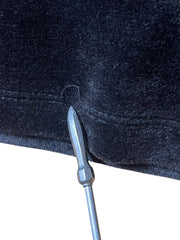 Load image into Gallery viewer, Def Leppard Cropped Long Sleeve Top Women’s Small Black Velvet Band Tee Graphic