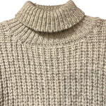 Load image into Gallery viewer, Alan Paine All Wool Chunky Ribbed Turtleneck Sweater Made in Hong Kong Size 44
