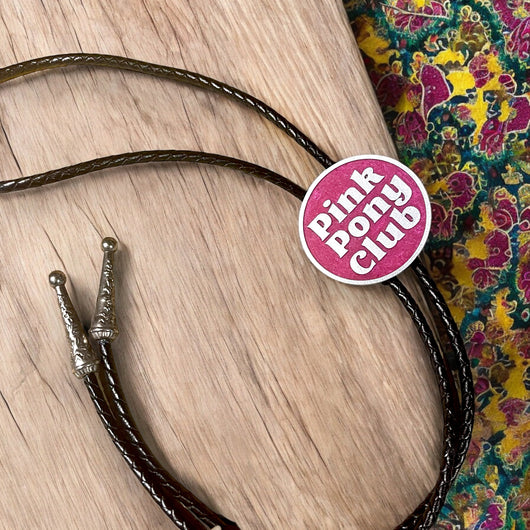 Pink Pony Club Bolo Tie