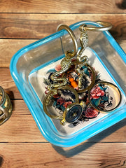Load image into Gallery viewer, Floral Tiger Mini Catch All Tray

