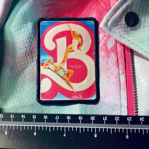 Barbie Movie Poster Patch