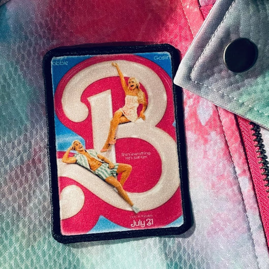 Barbie Movie Poster Patch