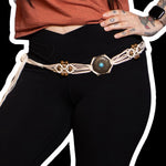Load image into Gallery viewer, Front Tie Boho Macrame Belt

