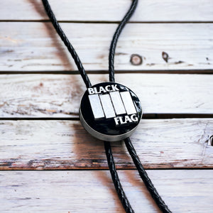 Black Flag Bolo Tie