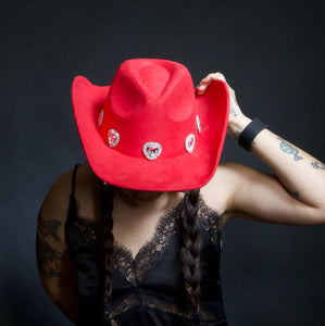 Red Heart Cowboy Hat