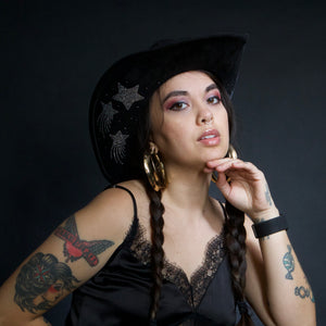 Black Celestial Cowboy Hat