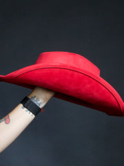 Load image into Gallery viewer, Red Heart Cowboy Hat
