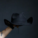 Load image into Gallery viewer, Black Celestial Cowboy Hat
