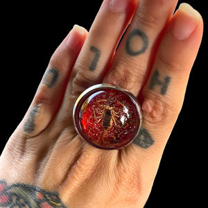 Crimson Sting Ring