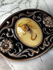Load image into Gallery viewer, Glow in the Dark Scorpion Belt Buckle
