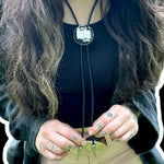 Load image into Gallery viewer, Black Flag Bolo Tie
