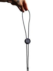 Load image into Gallery viewer, Black Flag Bolo Tie
