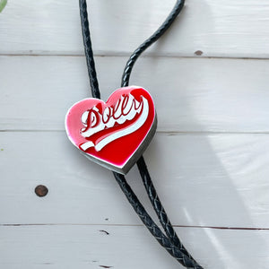 Dolly Heart Bolo Tie