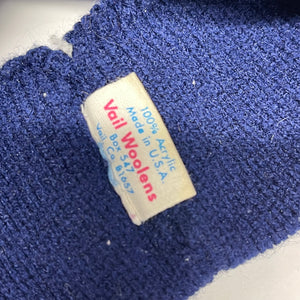 Vintage Vail Woolens Knit Headband – 80s Retro Ski Style – Made in USA