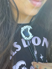 Load image into Gallery viewer, Vampire Teeth Bolo Tie
